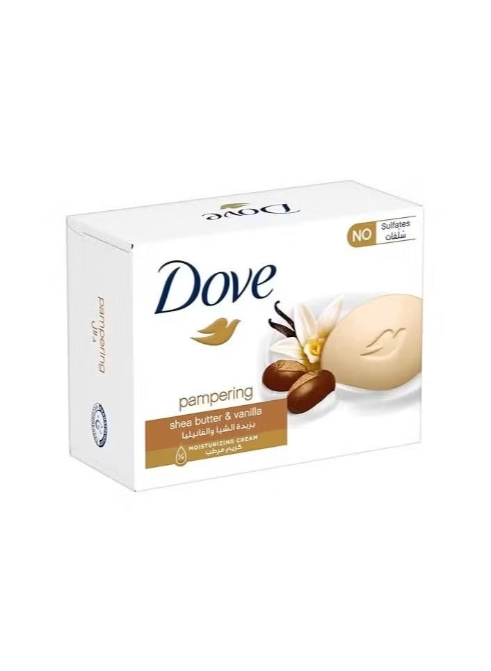 Dove Pampering Shea Butter & Vanilla Soap Bar - 90 gm - Image 1